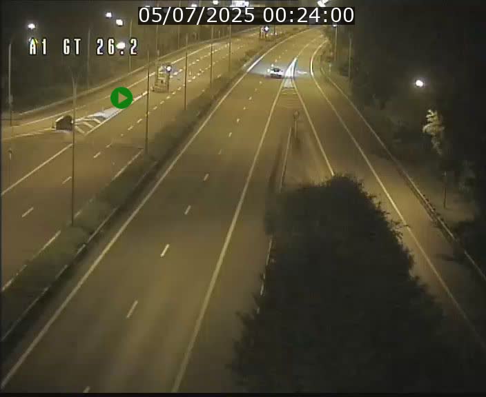Traffic live webcam Luxembourg Grevenmacher - A1 direction Allemagne - BK 26.2