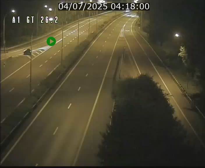 Traffic live webcam Luxembourg Grevenmacher - A1 direction Allemagne - BK 26.2