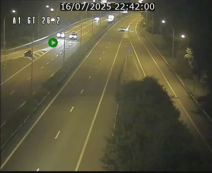 Traffic live webcam Luxembourg Grevenmacher - A1 direction Allemagne - BK 26.2