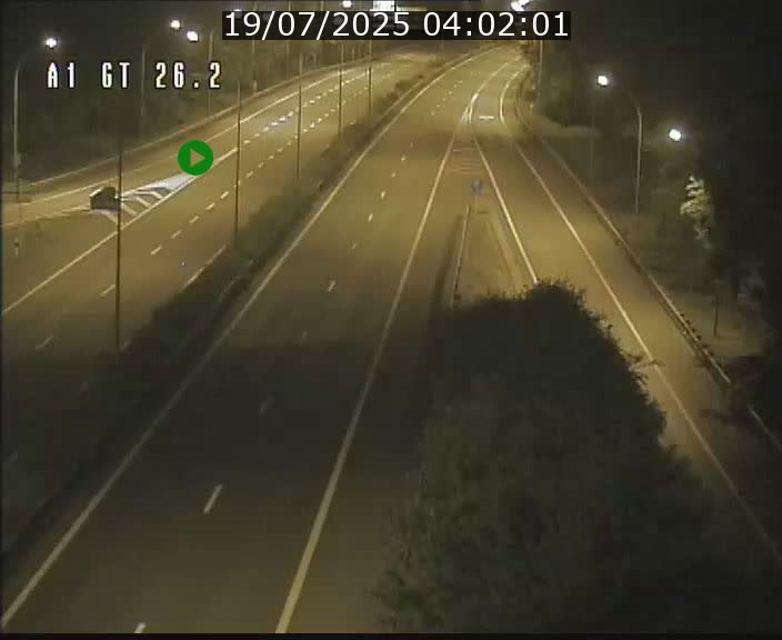 Traffic live webcam Luxembourg Grevenmacher - A1 direction Allemagne - BK 26.2
