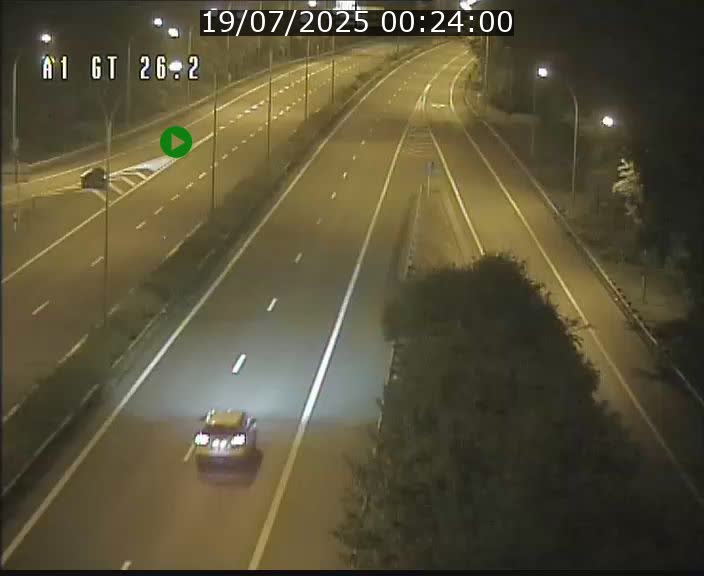 Traffic live webcam Luxembourg Grevenmacher - A1 direction Allemagne - BK 26.2