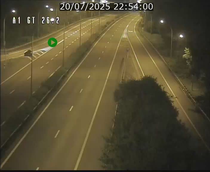 Traffic live webcam Luxembourg Grevenmacher - A1 direction Allemagne - BK 26.2