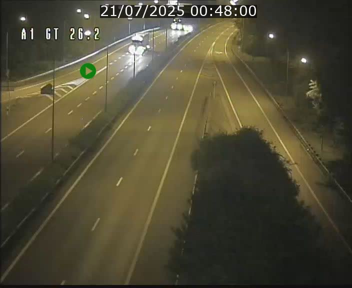 Traffic live webcam Luxembourg Grevenmacher - A1 direction Allemagne - BK 26.2