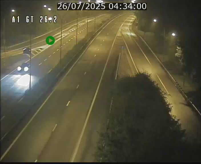 Traffic live webcam Luxembourg Grevenmacher - A1 direction Allemagne - BK 26.2