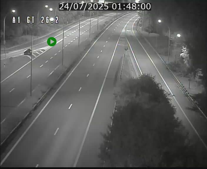 Traffic live webcam Luxembourg Grevenmacher - A1 direction Allemagne - BK 26.2