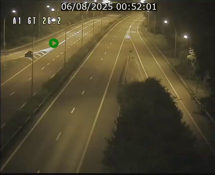 Traffic live webcam Luxembourg Grevenmacher - A1 direction Allemagne - BK 26.2