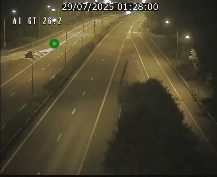 Traffic live webcam Luxembourg Grevenmacher - A1 direction Allemagne - BK 26.2