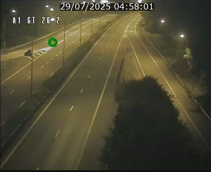 Traffic live webcam Luxembourg Grevenmacher - A1 direction Allemagne - BK 26.2