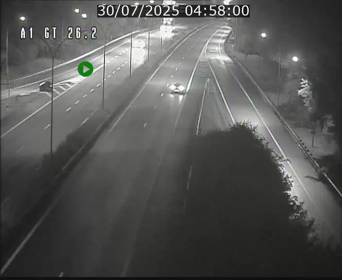 Traffic live webcam Luxembourg Grevenmacher - A1 direction Allemagne - BK 26.2