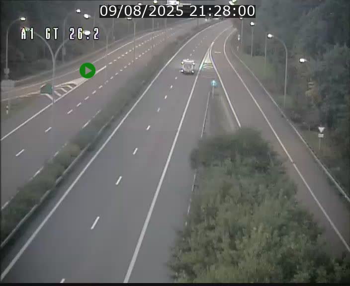 Traffic live webcam Luxembourg Grevenmacher - A1 direction Allemagne - BK 26.2