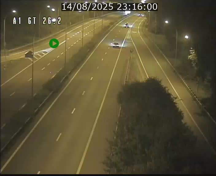 Traffic live webcam Luxembourg Grevenmacher - A1 direction Allemagne - BK 26.2