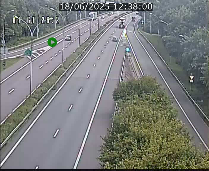 <h2>Traffic live webcam Luxembourg Grevenmacher - A1 direction Allemagne - BK 26.2</h2>