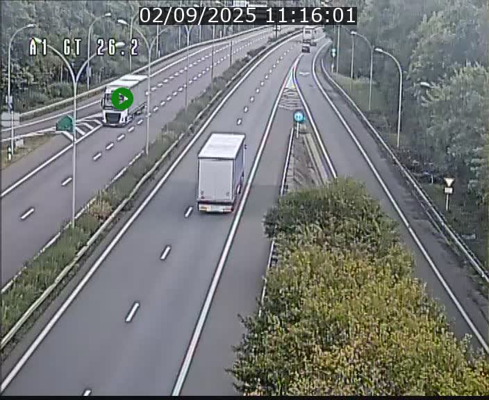 <h2>Traffic live webcam Luxembourg Grevenmacher - A1 direction Allemagne - BK 26.2</h2>