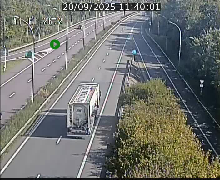 Traffic live webcam Luxembourg Grevenmacher - A1 direction Allemagne - BK 26.2
