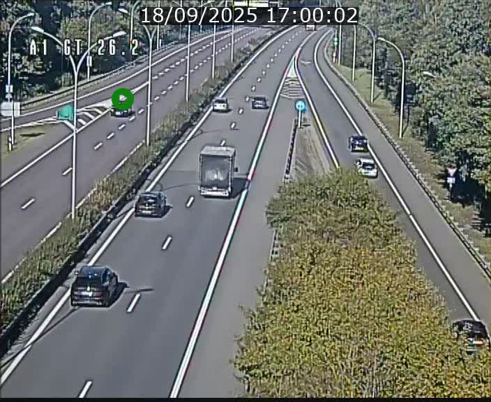 <h2>Traffic live webcam Luxembourg Grevenmacher - A1 direction Allemagne - BK 26.2</h2>