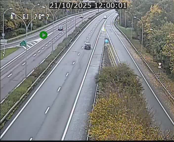 Traffic live webcam Luxembourg Grevenmacher - A1 direction Allemagne - BK 26.2