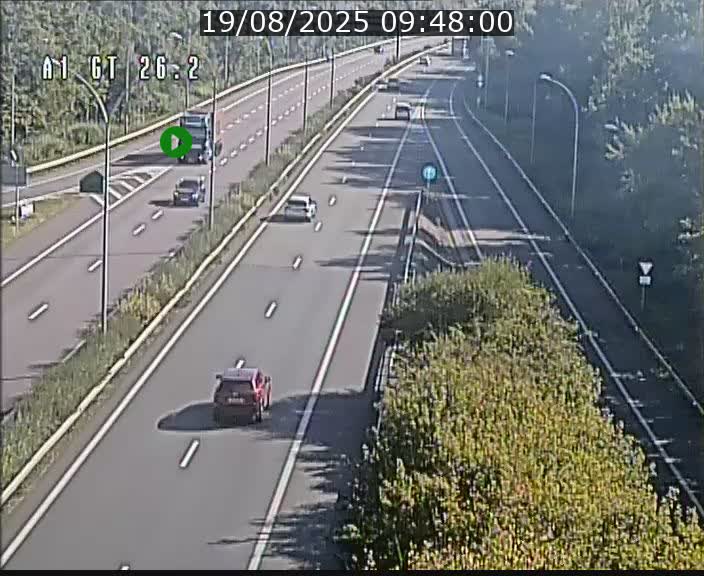 <h2>Traffic live webcam Luxembourg Grevenmacher - A1 direction Allemagne - BK 26.2</h2>