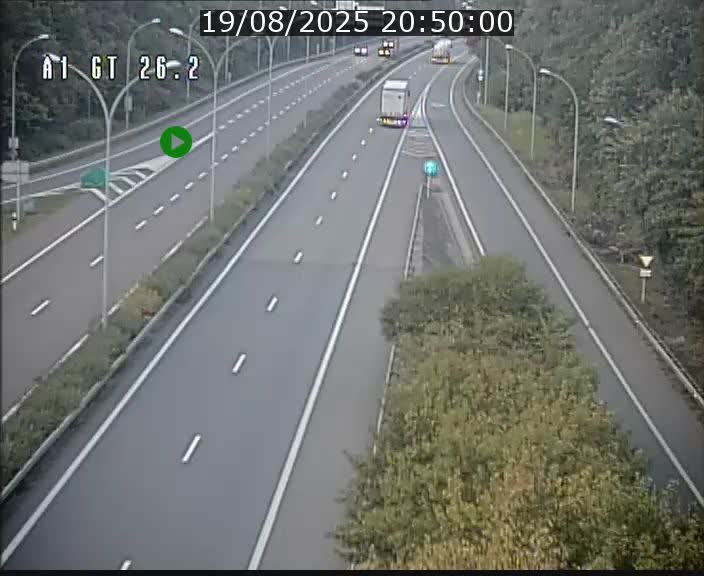 <h2>Traffic live webcam Luxembourg Grevenmacher - A1 direction Allemagne - BK 26.2</h2>