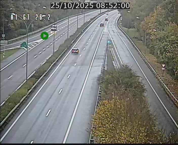 <h2>Traffic live webcam Luxembourg Grevenmacher - A1 direction Allemagne - BK 26.2</h2>