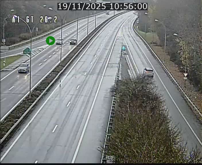 <h2>Traffic live webcam Luxembourg Grevenmacher - A1 direction Allemagne - BK 26.2</h2>