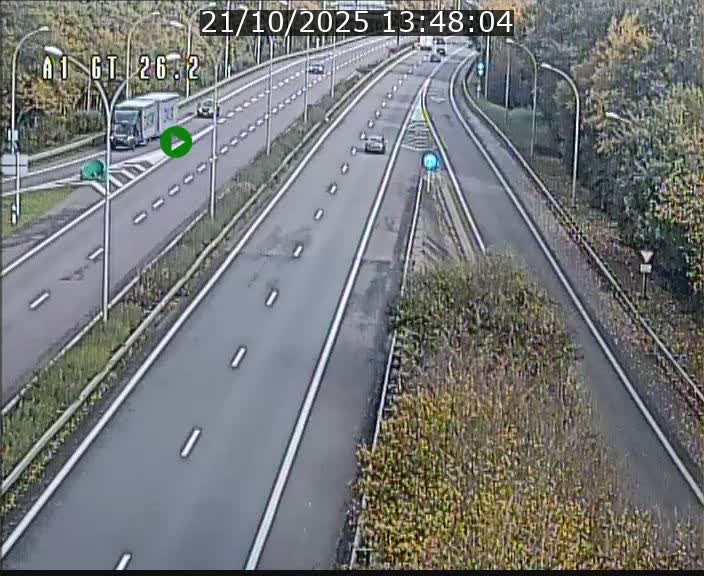<h2>Traffic live webcam Luxembourg Grevenmacher - A1 direction Allemagne - BK 26.2</h2>