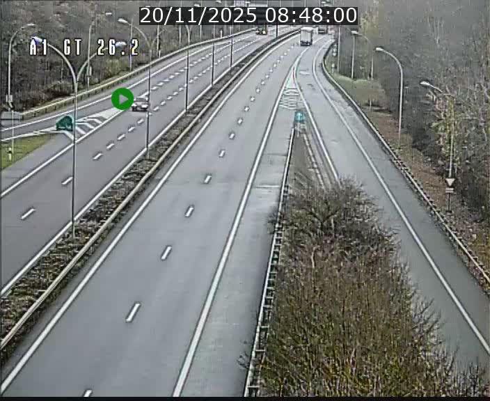 <h2>Traffic live webcam Luxembourg Grevenmacher - A1 direction Allemagne - BK 26.2</h2>