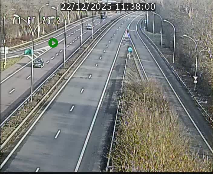 Traffic live webcam Luxembourg Grevenmacher - A1 direction Allemagne - BK 26.2