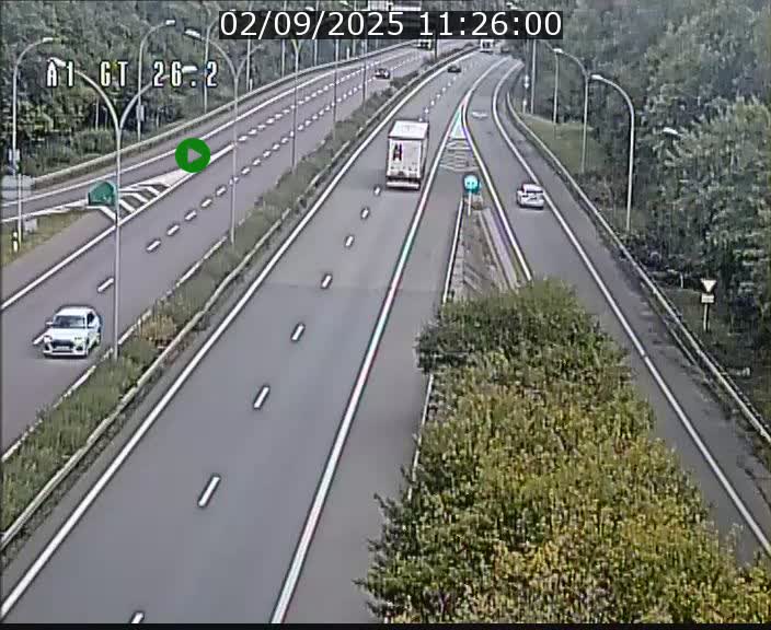 <h2>Traffic live webcam Luxembourg Grevenmacher - A1 direction Allemagne - BK 26.2</h2>
