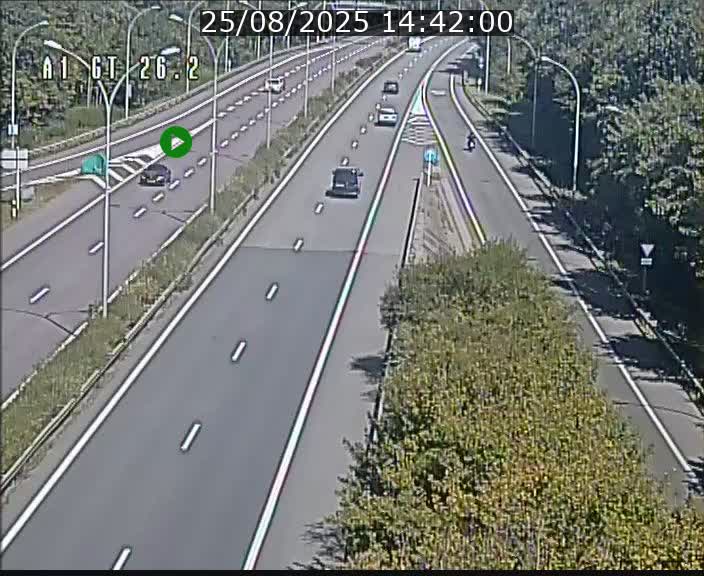 <h2>Traffic live webcam Luxembourg Grevenmacher - A1 direction Allemagne - BK 26.2</h2>