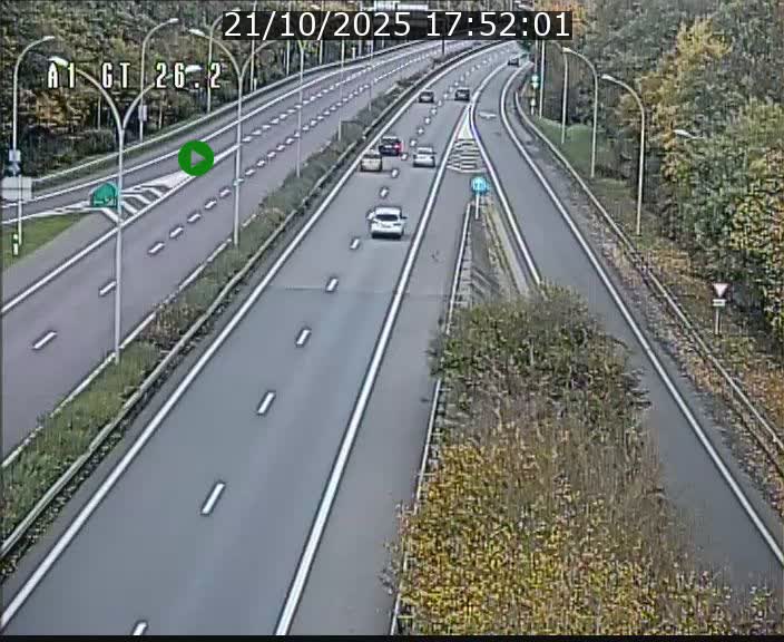 <h2>Traffic live webcam Luxembourg Grevenmacher - A1 direction Allemagne - BK 26.2</h2>