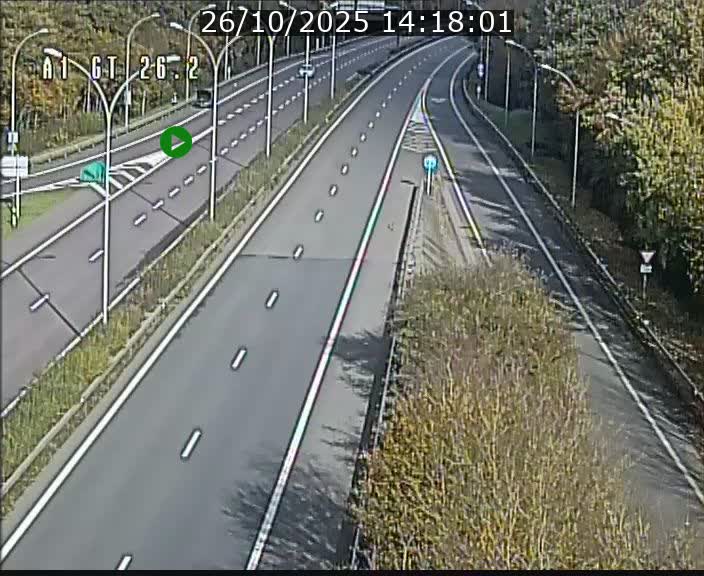 <h2>Traffic live webcam Luxembourg Grevenmacher - A1 direction Allemagne - BK 26.2</h2>