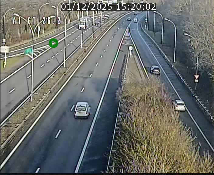 <h2>Traffic live webcam Luxembourg Grevenmacher - A1 direction Allemagne - BK 26.2</h2>