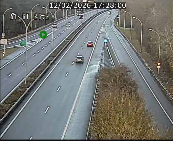 <h2>Traffic live webcam Luxembourg Grevenmacher - A1 direction Allemagne - BK 26.2</h2>