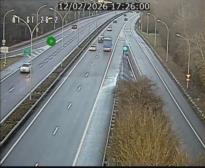 <h2>Traffic live webcam Luxembourg Grevenmacher - A1 direction Allemagne - BK 26.2</h2>