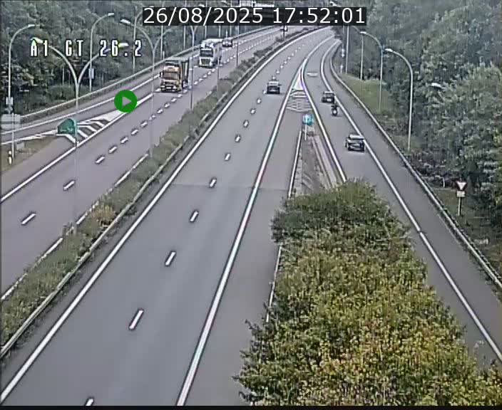 <h2>Traffic live webcam Luxembourg Grevenmacher - A1 direction Allemagne - BK 26.2</h2>
