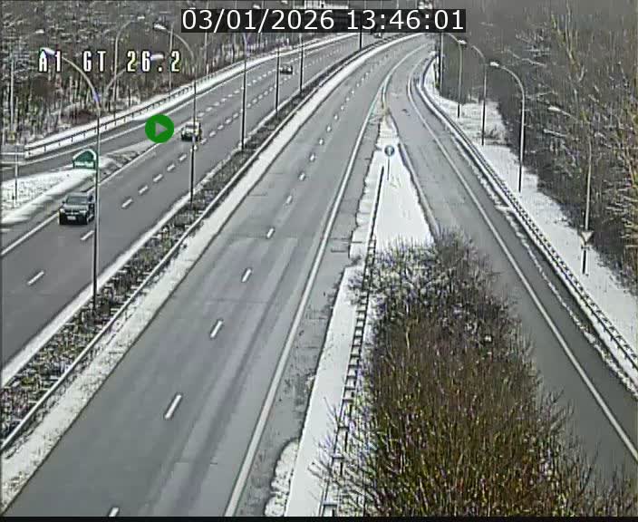 <h2>Traffic live webcam Luxembourg Grevenmacher - A1 direction Allemagne - BK 26.2</h2>