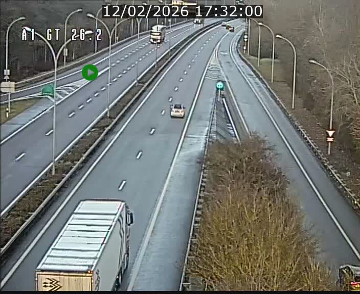 <h2>Traffic live webcam Luxembourg Grevenmacher - A1 direction Allemagne - BK 26.2</h2>