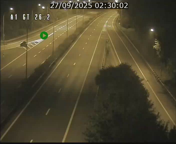 Traffic live webcam Luxembourg Grevenmacher - A1 direction Allemagne - BK 26.2
