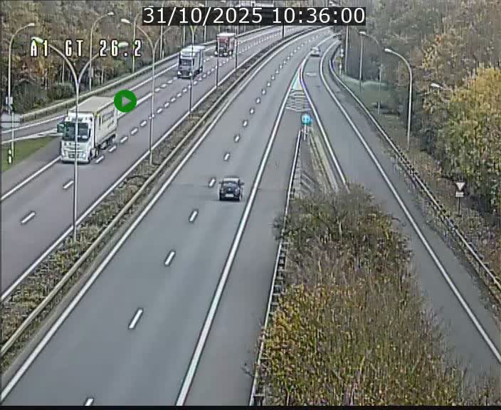 <h2>Traffic live webcam Luxembourg Grevenmacher - A1 direction Allemagne - BK 26.2</h2>