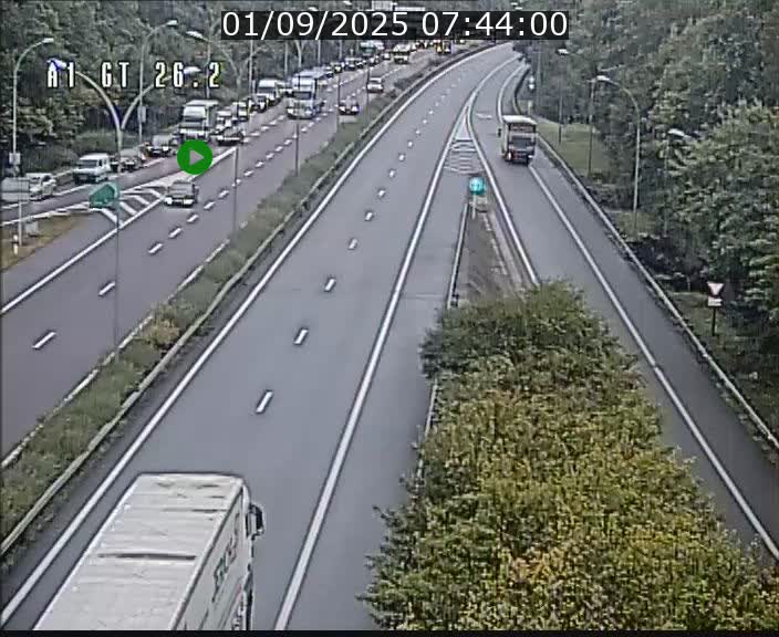 <h2>Traffic live webcam Luxembourg Grevenmacher - A1 direction Allemagne - BK 26.2</h2>