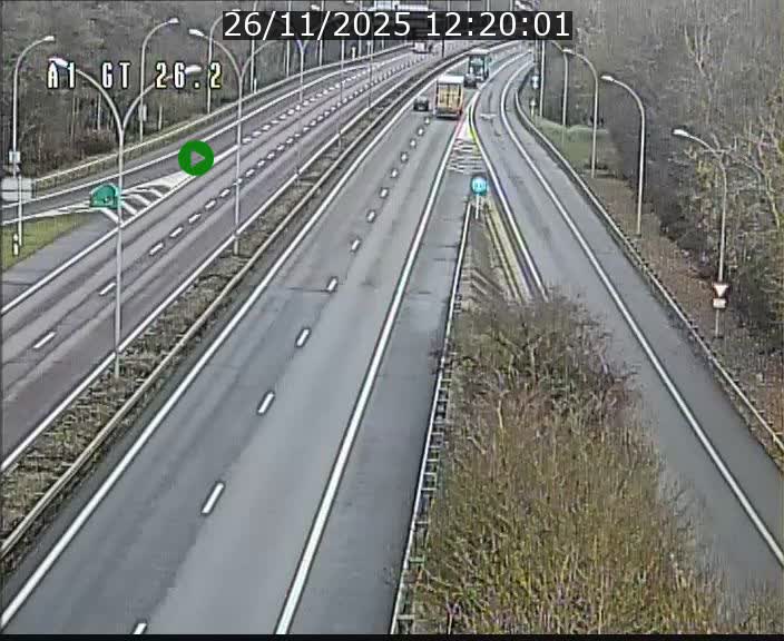 <h2>Traffic live webcam Luxembourg Grevenmacher - A1 direction Allemagne - BK 26.2</h2>