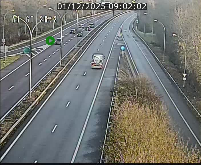 <h2>Traffic live webcam Luxembourg Grevenmacher - A1 direction Allemagne - BK 26.2</h2>