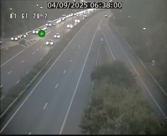 <h2>Traffic live webcam Luxembourg Grevenmacher - A1 direction Allemagne - BK 26.2</h2>