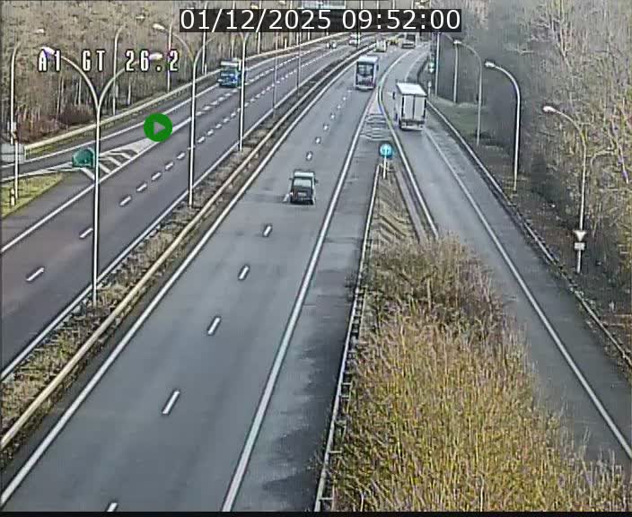 <h2>Traffic live webcam Luxembourg Grevenmacher - A1 direction Allemagne - BK 26.2</h2>