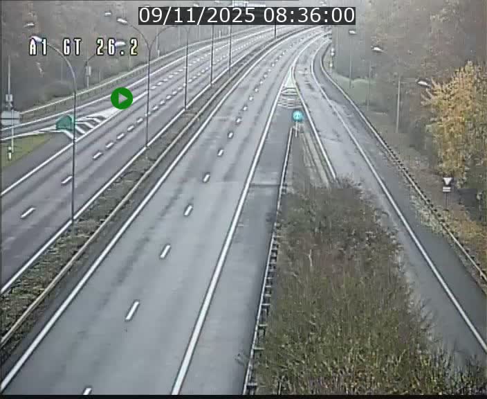 <h2>Traffic live webcam Luxembourg Grevenmacher - A1 direction Allemagne - BK 26.2</h2>