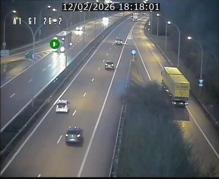 <h2>Traffic live webcam Luxembourg Grevenmacher - A1 direction Allemagne - BK 26.2</h2>