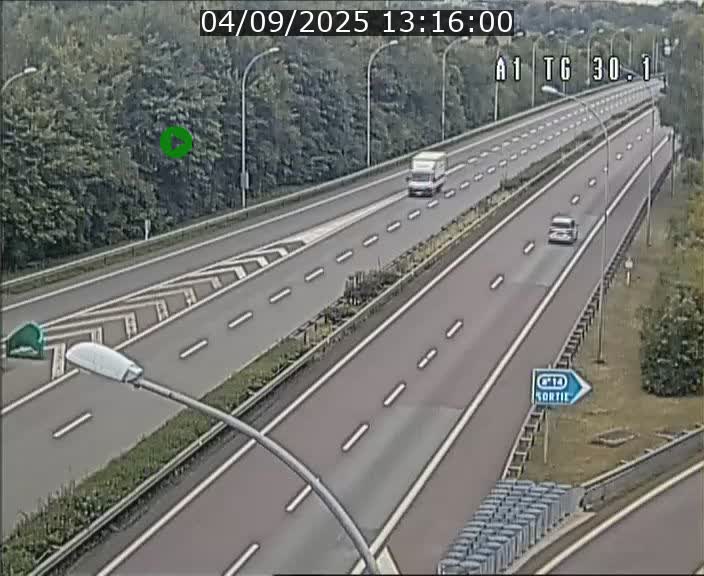<h2>Traffic live webcam Luxembourg Grevenmacher - A1 direction Luxembourg - BK 30.1</h2>
