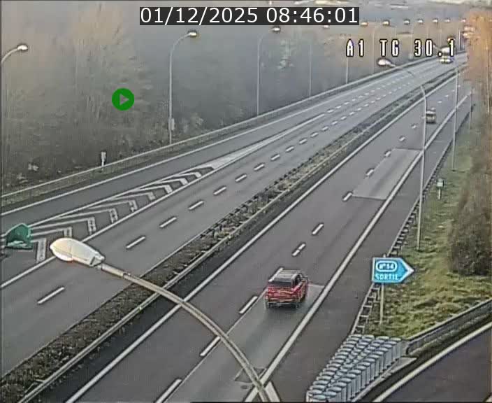 <h2>Traffic live webcam Luxembourg Grevenmacher - A1 direction Luxembourg - BK 30.1</h2>