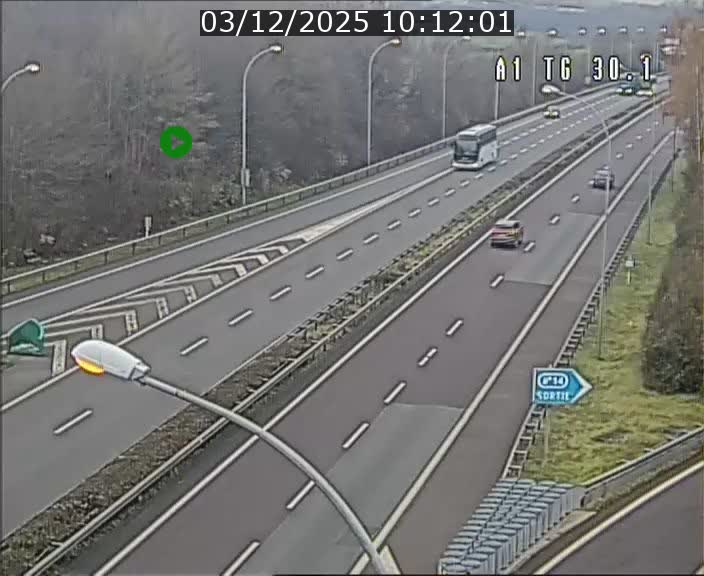 <h2>Traffic live webcam Luxembourg Grevenmacher - A1 direction Luxembourg - BK 30.1</h2>