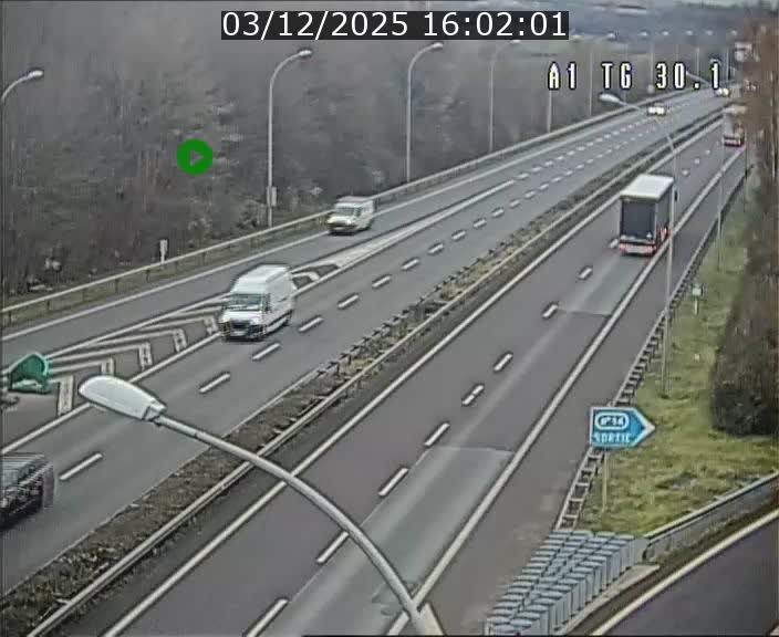 <h2>Traffic live webcam Luxembourg Grevenmacher - A1 direction Luxembourg - BK 30.1</h2>